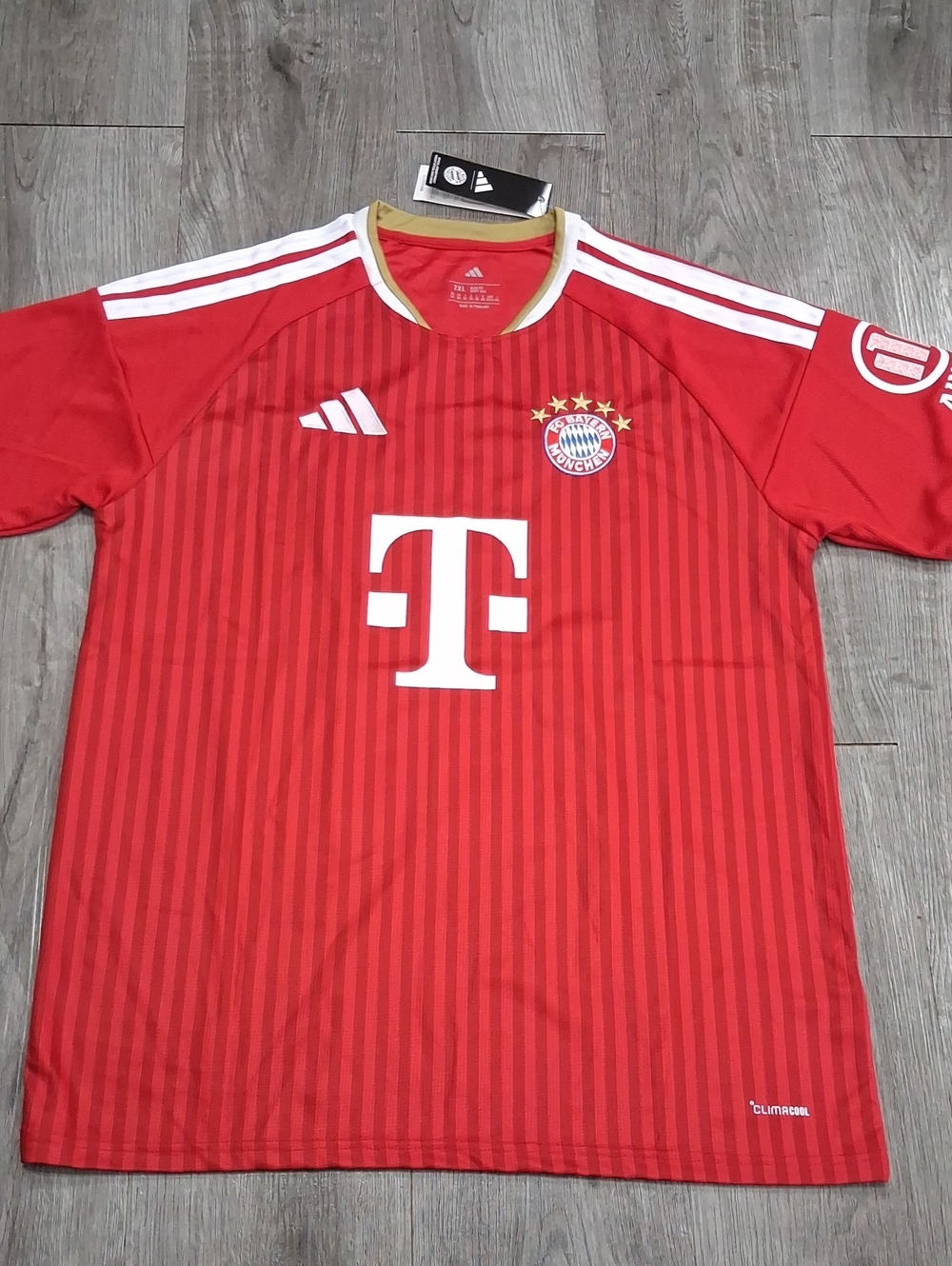 Adidas FC Bayern Munich Red Men's Soccer Jersey